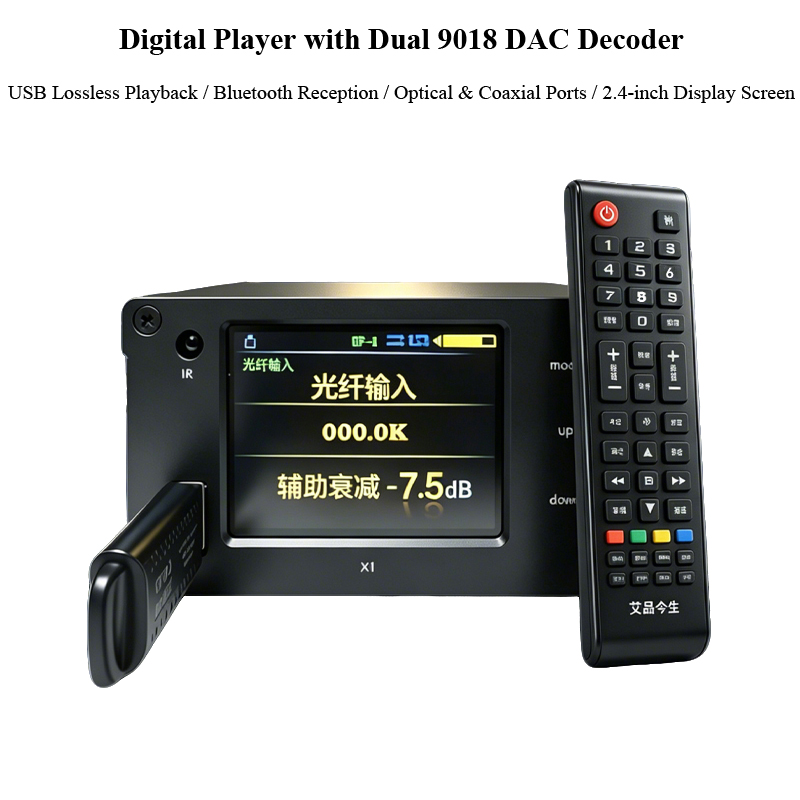 Audio Music To Mp3 - Dual ES9018K2M digitale audiospeler DSD512 HIFI