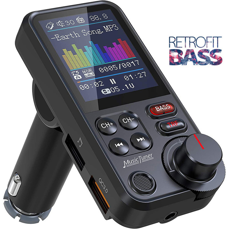 Audio Music To Mp3 - Bluetooth-Compatibele Auto Draadloze Fm-Zender Radio Adapter