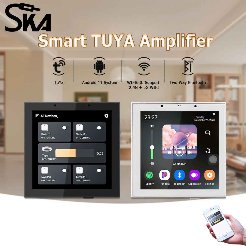 Audio Music Background Free - PW4420T+CR815 Smart Home Audio Systeem Plafondmontage