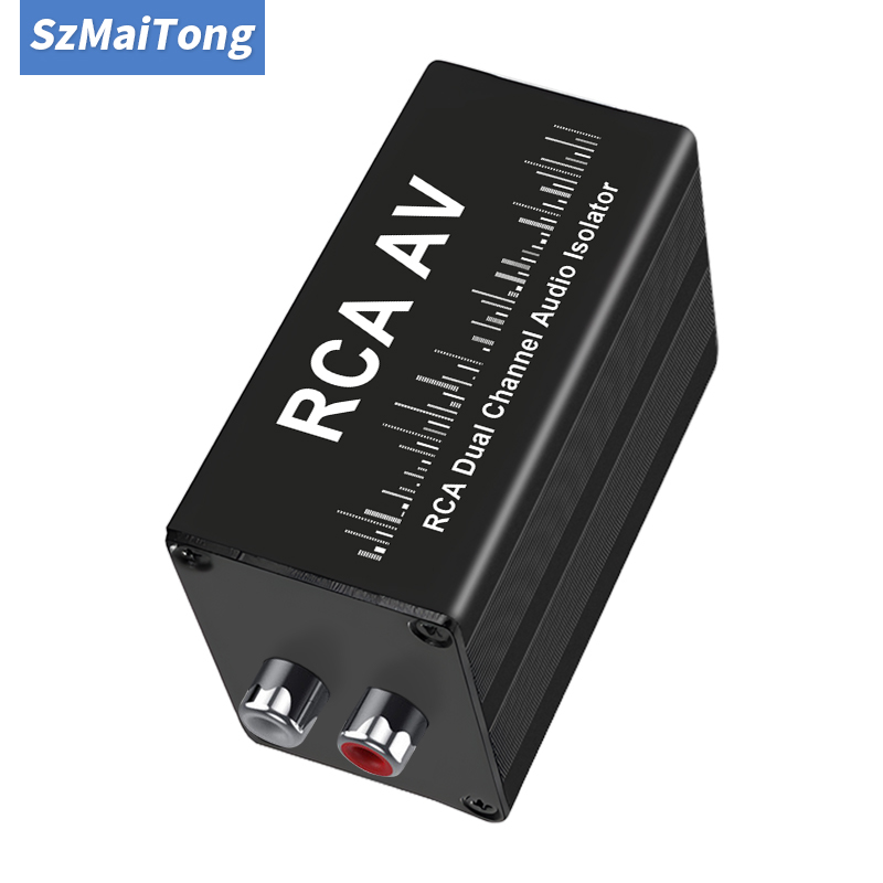 Audio With Music - Professioneel audiogeluidsfilter Ground Loop Isolator 2-kanaals