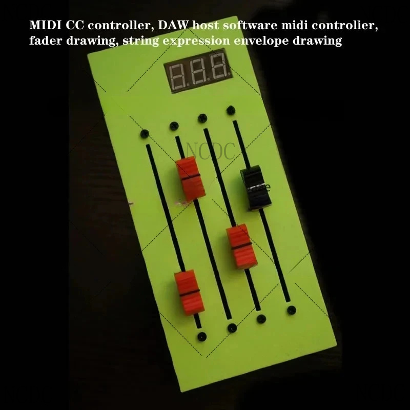 Audio Music Track - 4-sporen 12-kanaals MIDI-controller met Fader &