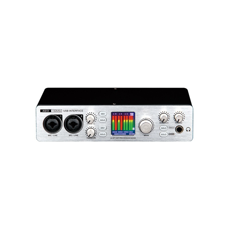 Audio Music Track - USB externe geluidskaart opnamestudio oprichting van