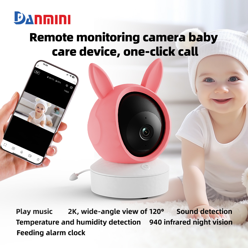 Audio Music Network - Danmini 1080P Babyfoon Mobiele Tuya App