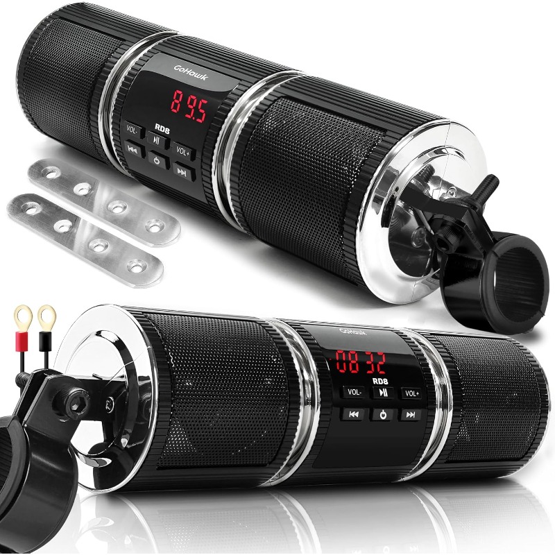 Audio Music To Mp3 - Bluetooth Audio Motor Stereo Luidspreker Motorfiets