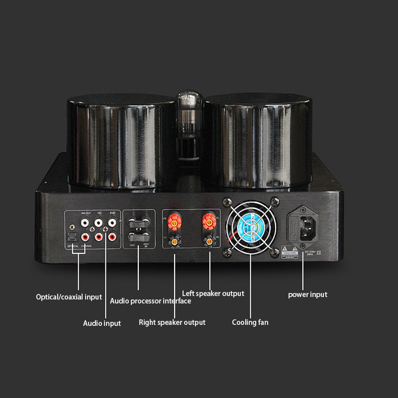 Audio Music Youtube - 【HOT】220V 200W*2 HiFi Draadloze Bluetooth Buizenversterker
