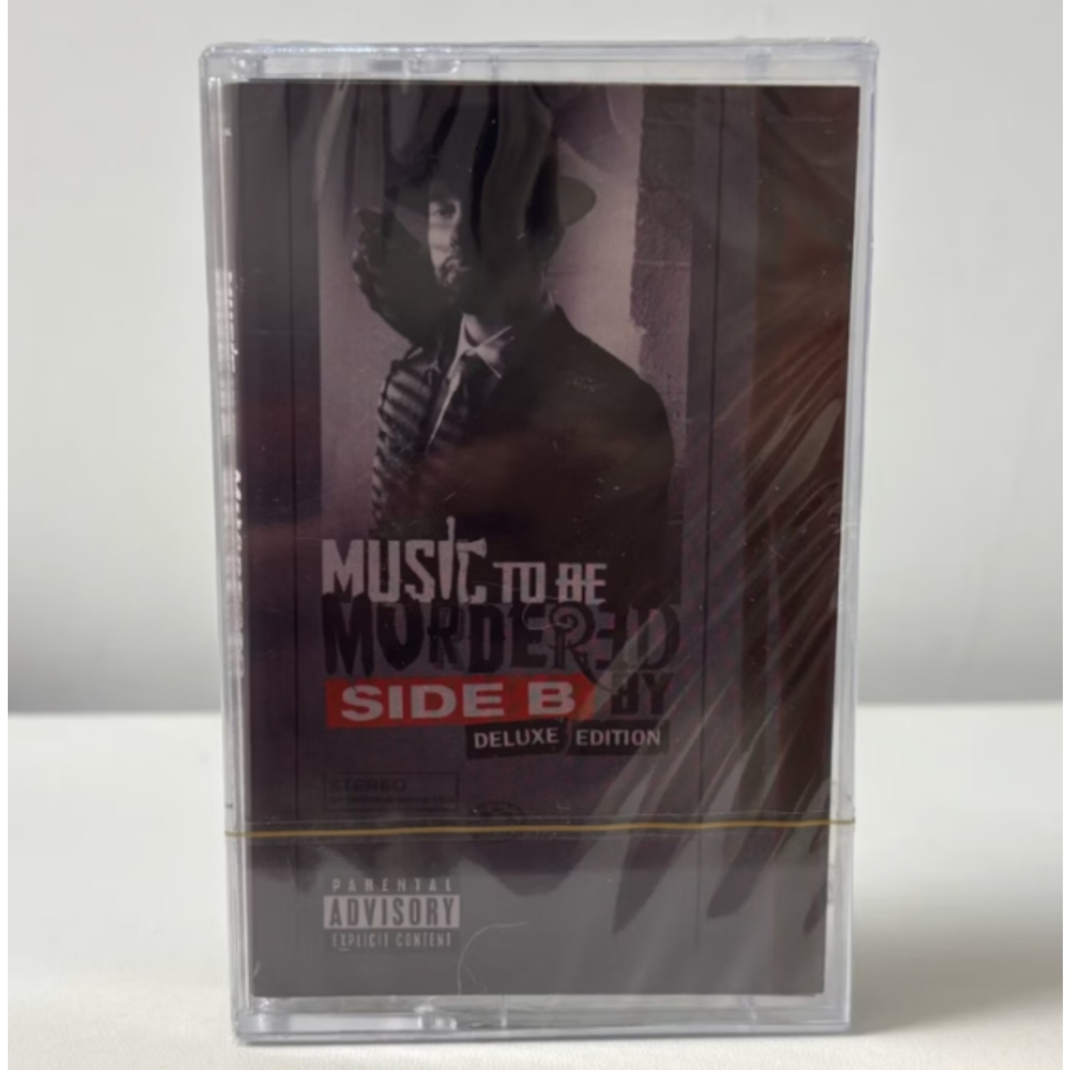 Audio Music Track - Vintage analoge rap-vocale audiocassette met verhalende