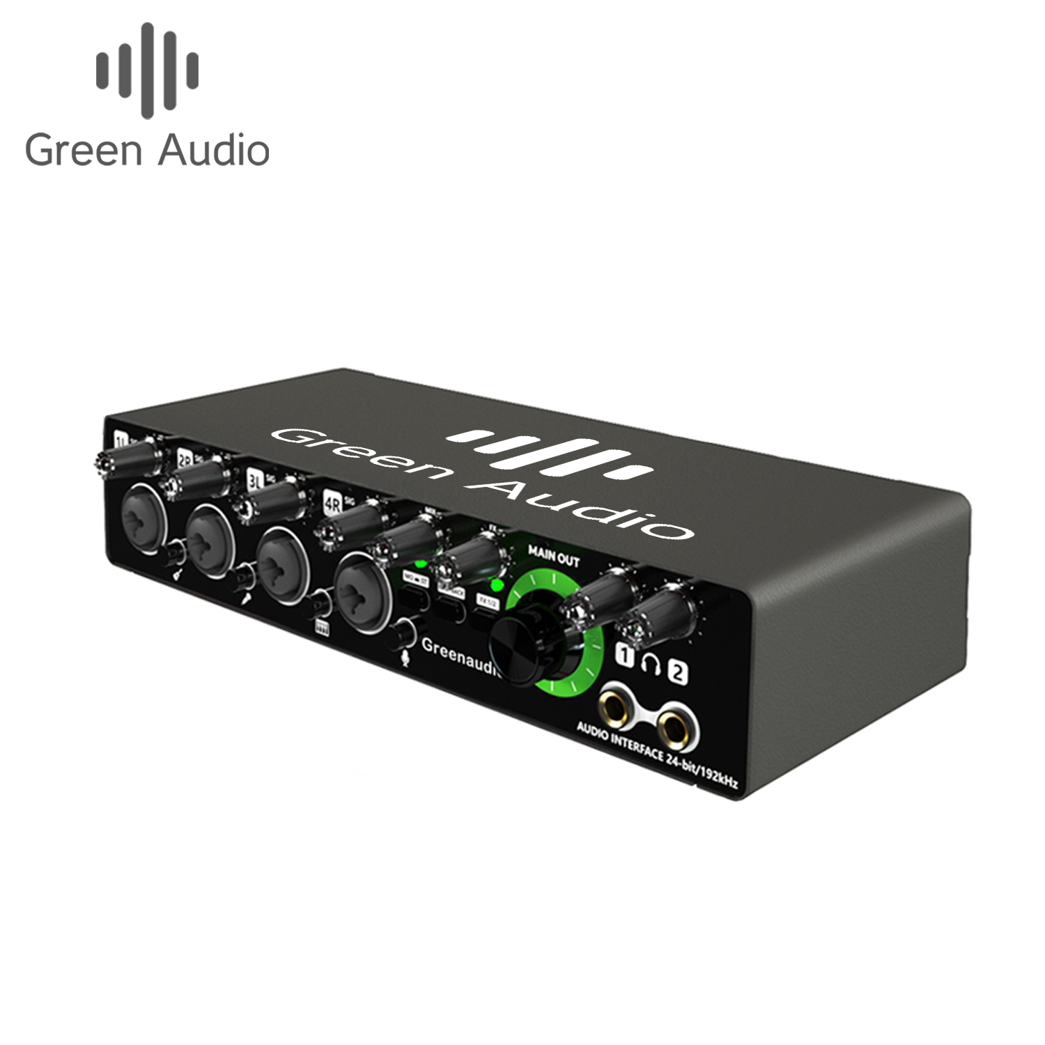 Audio Interface Usb - GAX-MD44 Green Audio USB Audio Interface