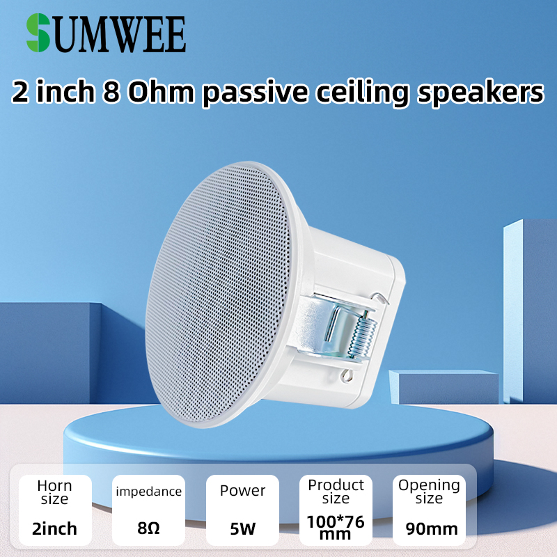 Audio Music Background Free - 2 inch mini 8 ohm plafondluidspreker
