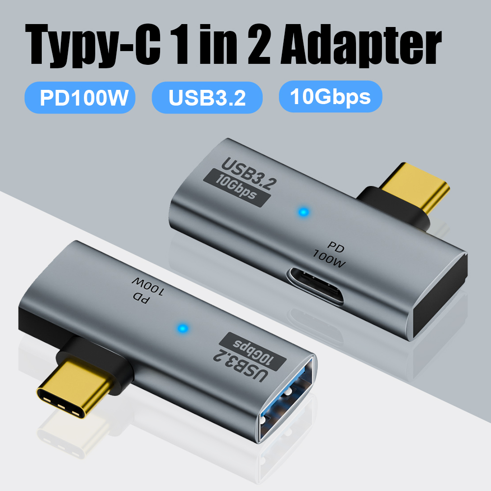 Audio Music Splitter - USB C hoofdtelefoon- en opladeradapter 1
