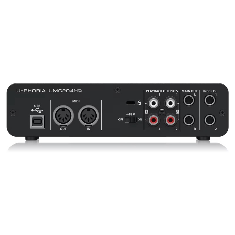 Behringer UMC204HD 2-in/4-uit  - Audio Interface Usb recensie en prijs