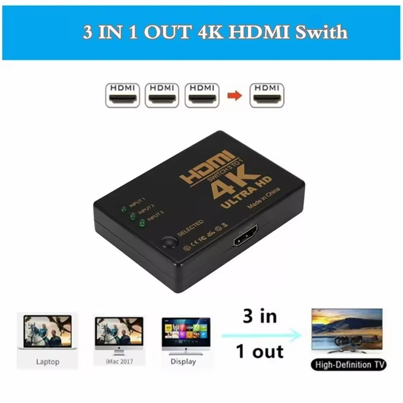 3 Ingang 1 Uitgang HDMI-compat - Audio Music Splitter recensie en prijs