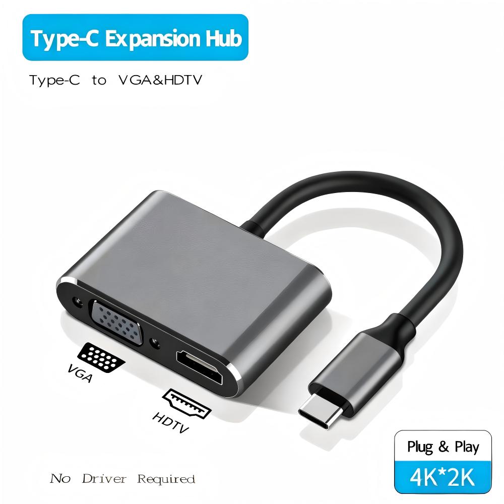 USB 3.0/TYPE-C naar HDMI VGA-a - Audio Music Splitter recensie en prijs