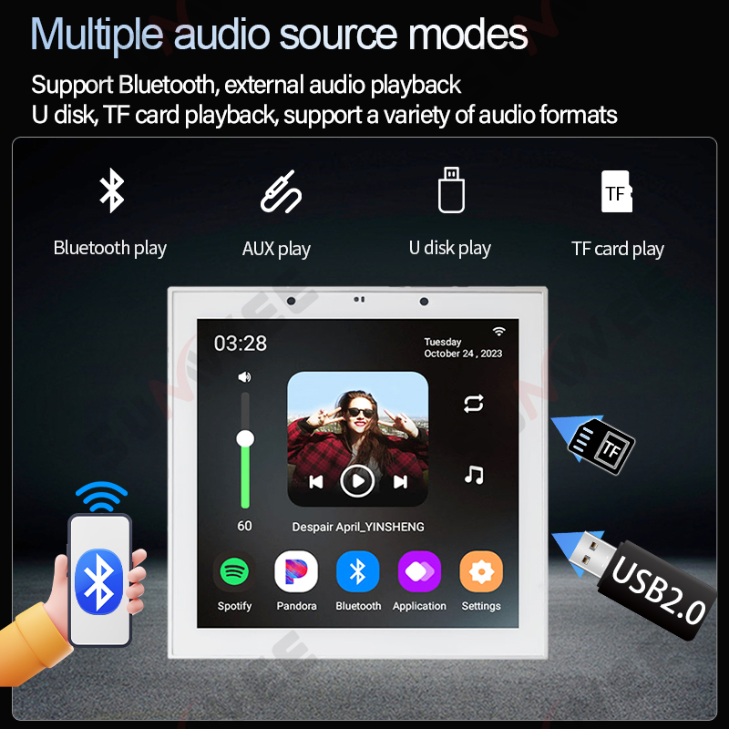 4 inch Android 11 Tuya Smart H - Audio Music Background Free recensie en prijs