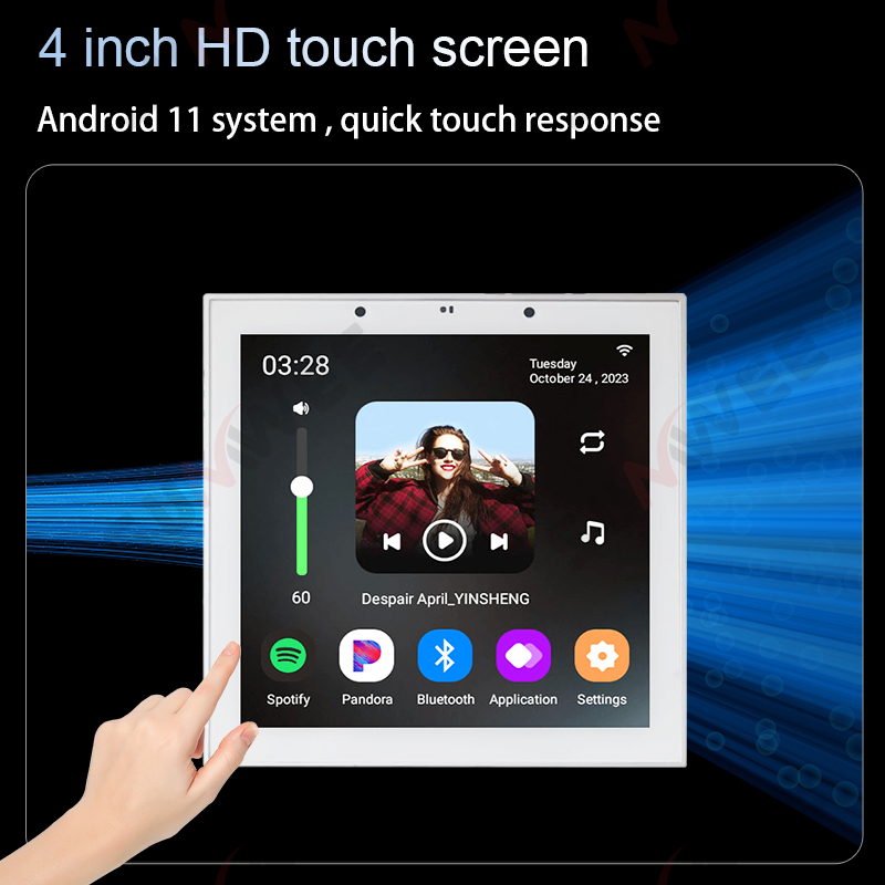 4 inch Android 11 Tuya Smart H - Audio Music Background Free recensie en prijs