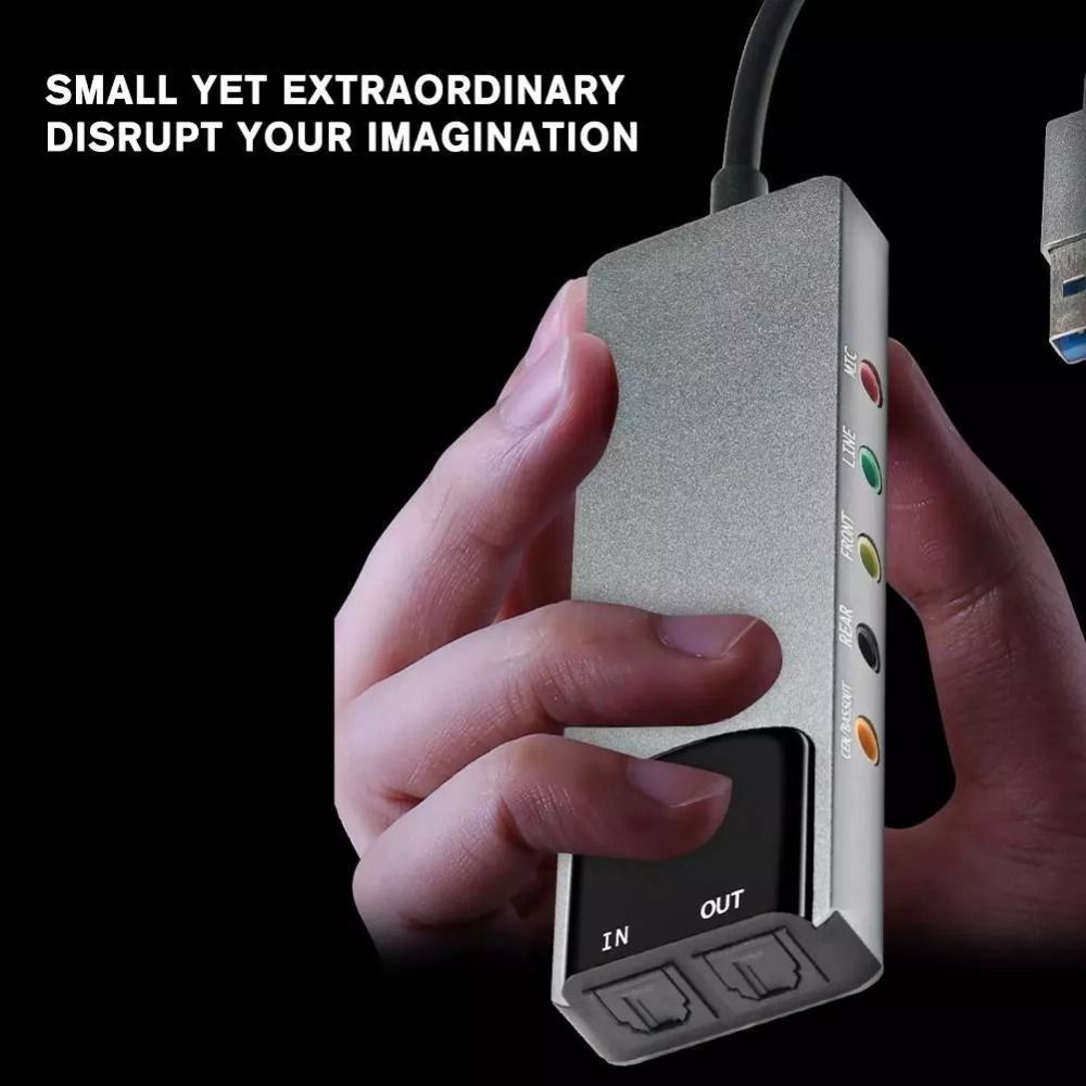 Nieuwe USB-geluidskaart 7.1 5. - Audio Music Live recensie en prijs