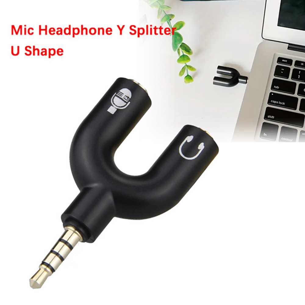 3,5 mm hoofdtelefoon microfoon - Audio Music Splitter recensie en prijs