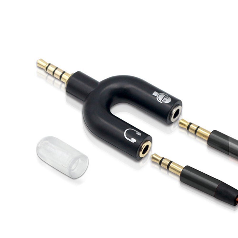 3,5 mm hoofdtelefoon microfoon - Audio Music Splitter recensie en prijs