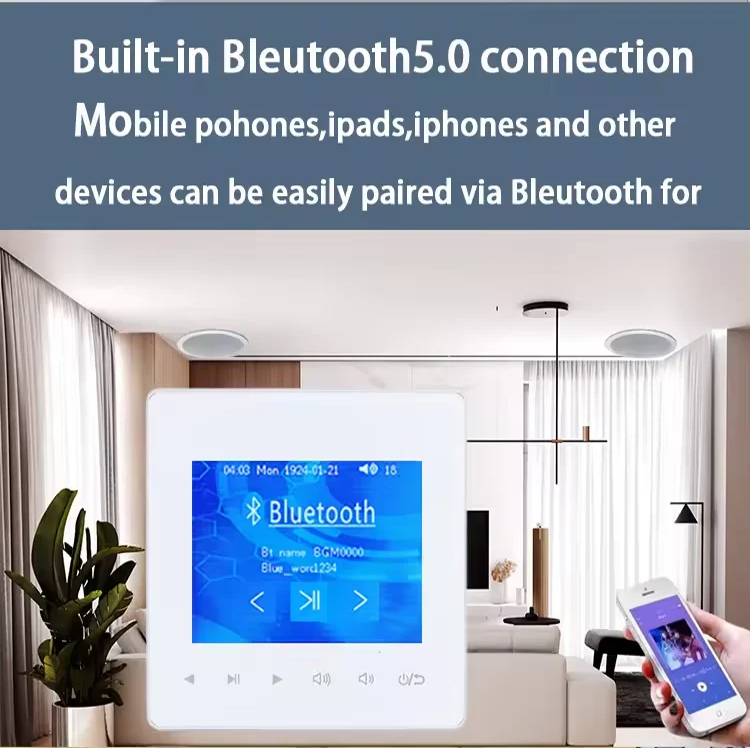 Home Bluetooth Wandversterker  - Audio Music Background Free recensie en prijs