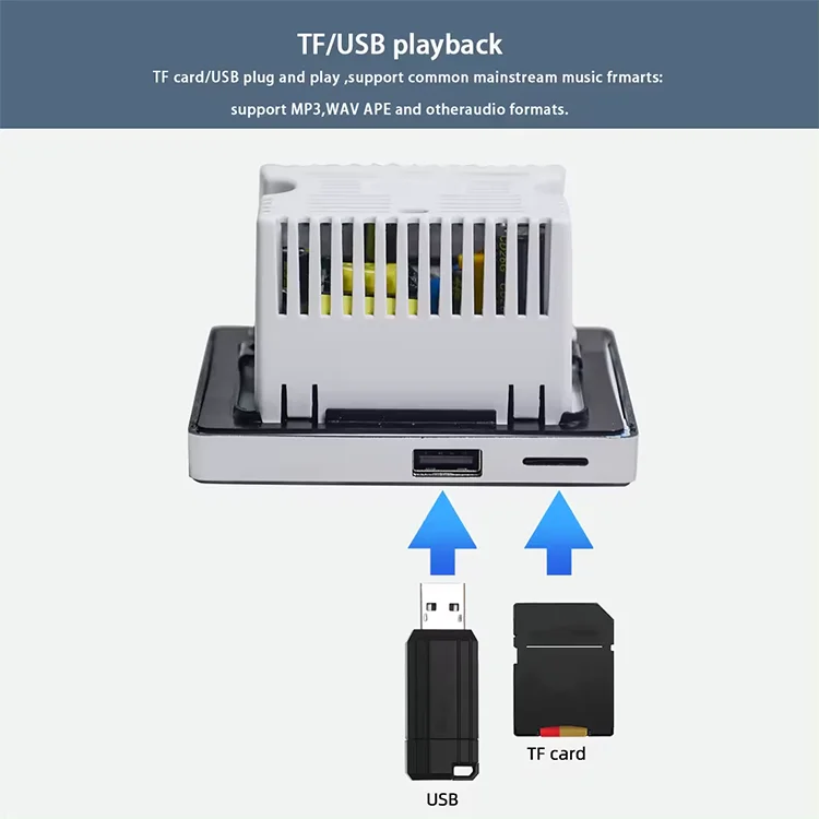 Home Bluetooth Wandversterker  - Audio Music Background Free recensie en prijs