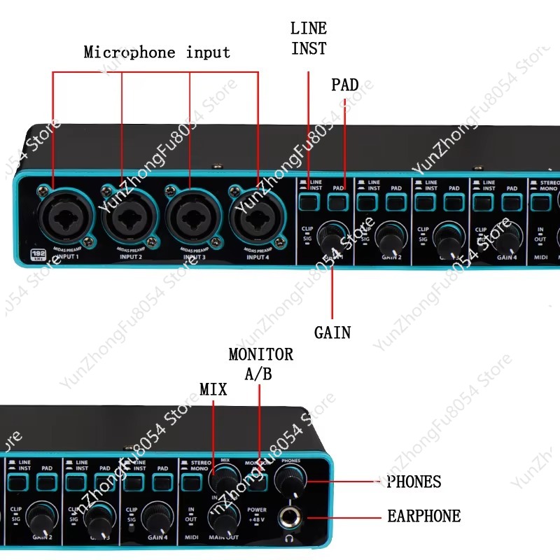Professionele 3e Generatie 4x4 - Audio Interface Usb recensie en prijs