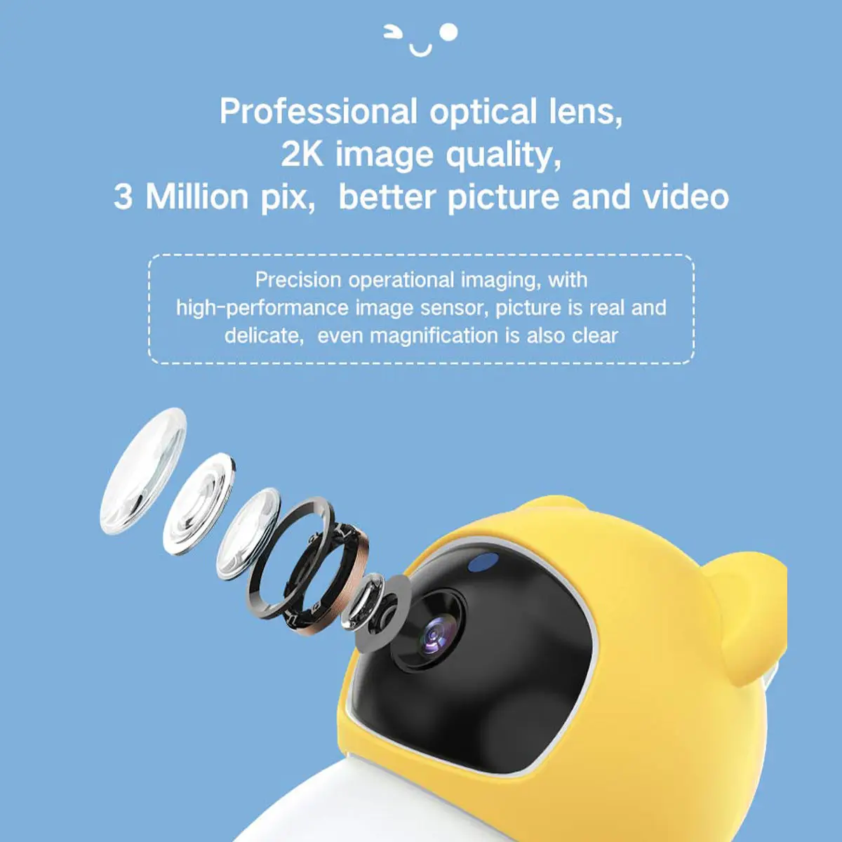 5 Inch Tuya Smart Babyfoon 2K  - Audio Music Track recensie en prijs