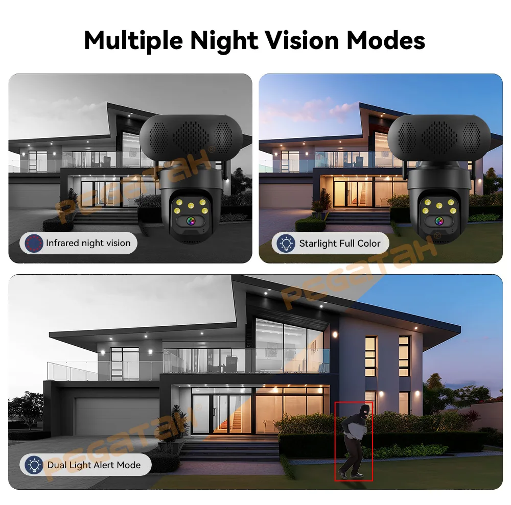 5MP IP-camera Buiten 2.4G WiFi - Audio Music Track recensie en prijs