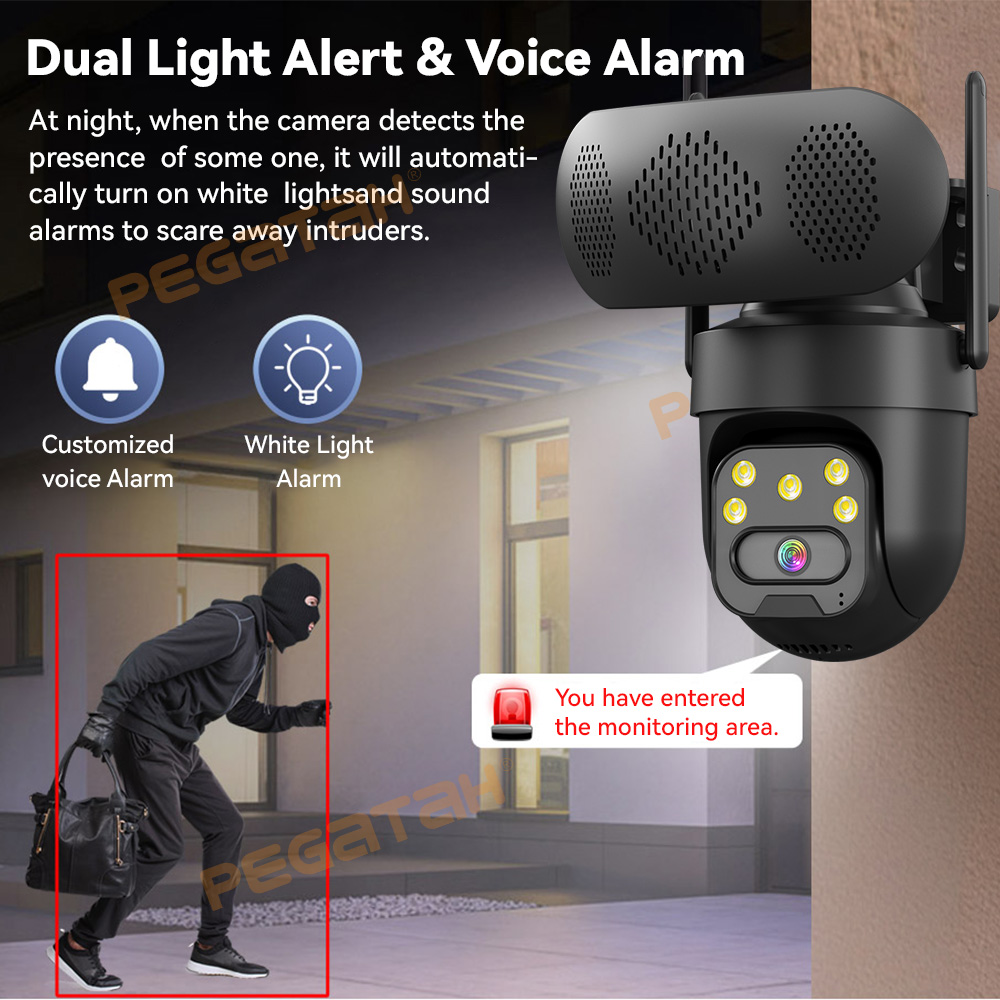 5MP IP-camera Buiten 2.4G WiFi - Audio Music Track recensie en prijs