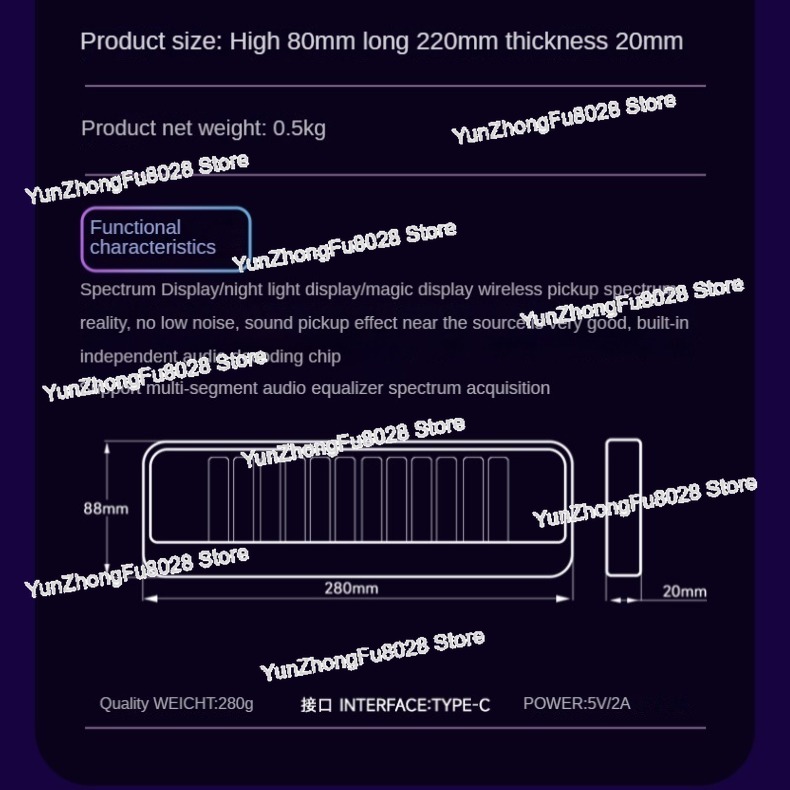 12-Bit RGB Pickup Level Light  - Audio Music Youtube recensie en prijs