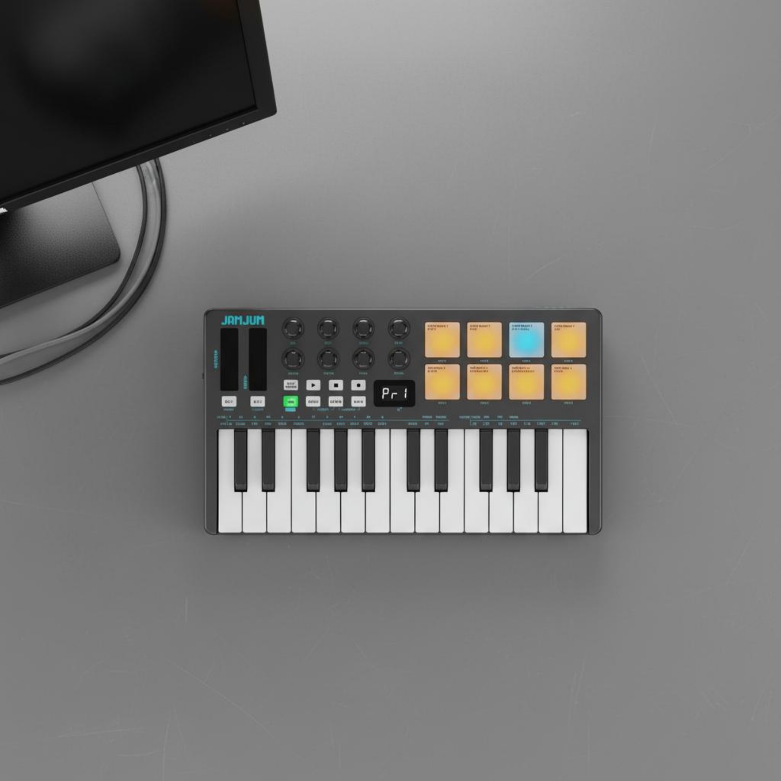 25-toetsen keyboardcontroller  - Midi Controller Pad recensie en prijs