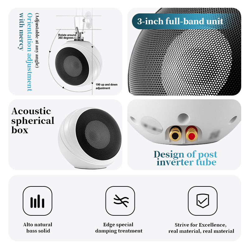 Oupushi plafondgemonteerd aan  - Audio Music Background Free recensie en prijs