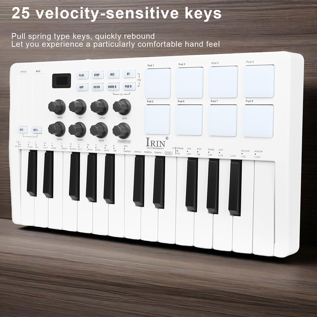 SMK-25 Draagbaar Keyboard MIDI - Midi Controller Pad recensie en prijs