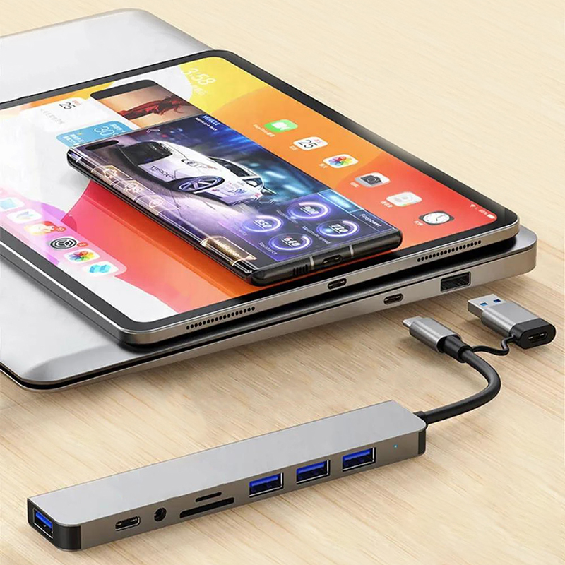 Type-C Hub USB Splitter 8-in-1 - Audio Music Splitter recensie en prijs