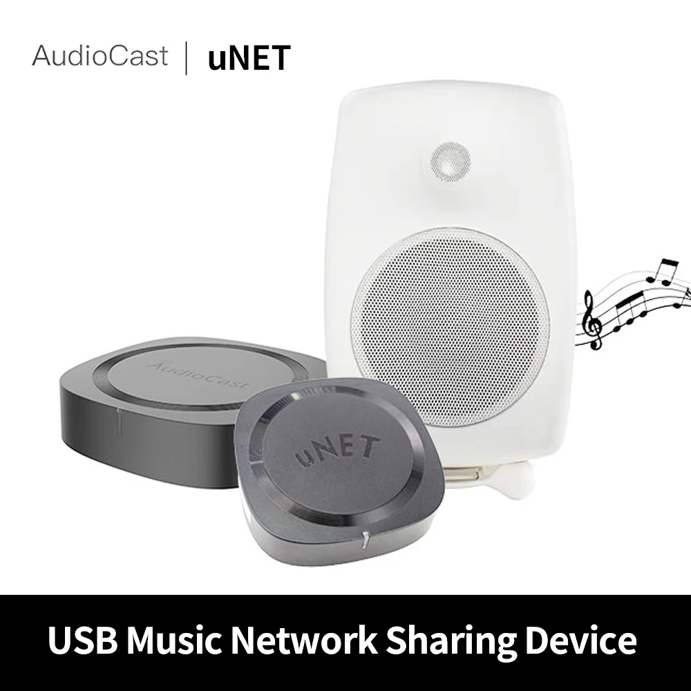 Audiocast uNET USB-apparaat vo - Audio Music Network recensie en prijs