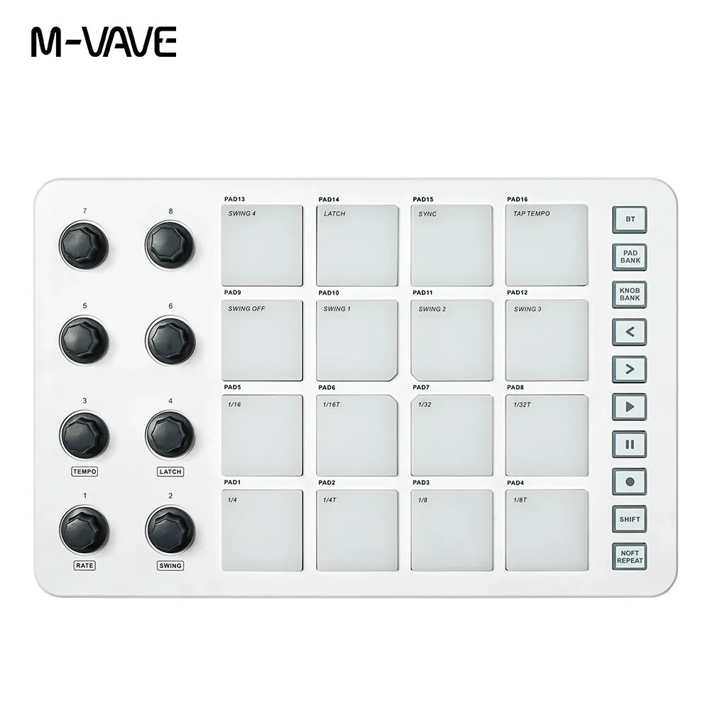 M-VAVE SMC-PAD Lanceerplatform - Midi Controller Pad recensie en prijs