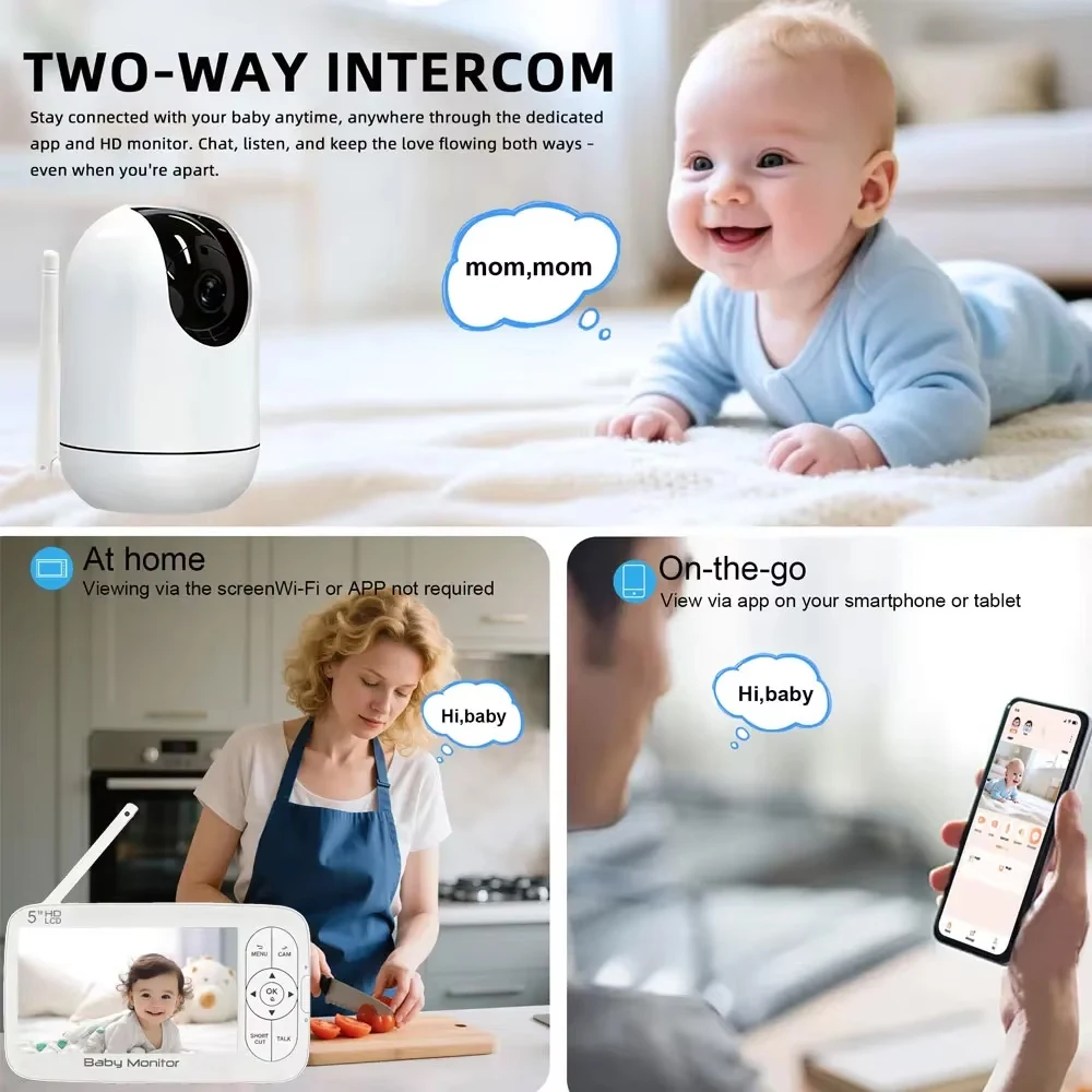 Slimme WiFi Babyfoon met 5 inc - Audio Music Network recensie en prijs