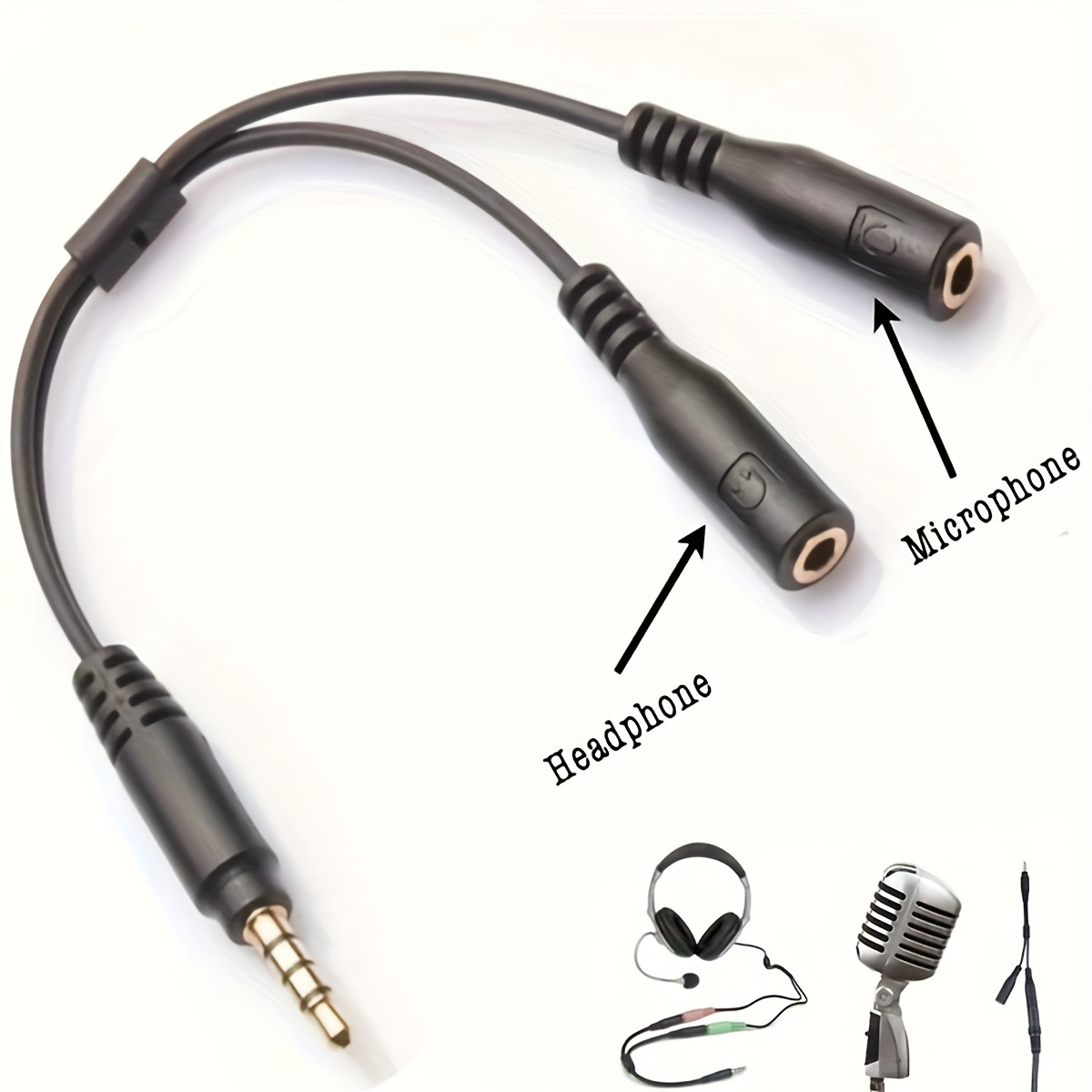 3,5 mm stereo audio 1 mannelij - Audio Music Splitter recensie en prijs