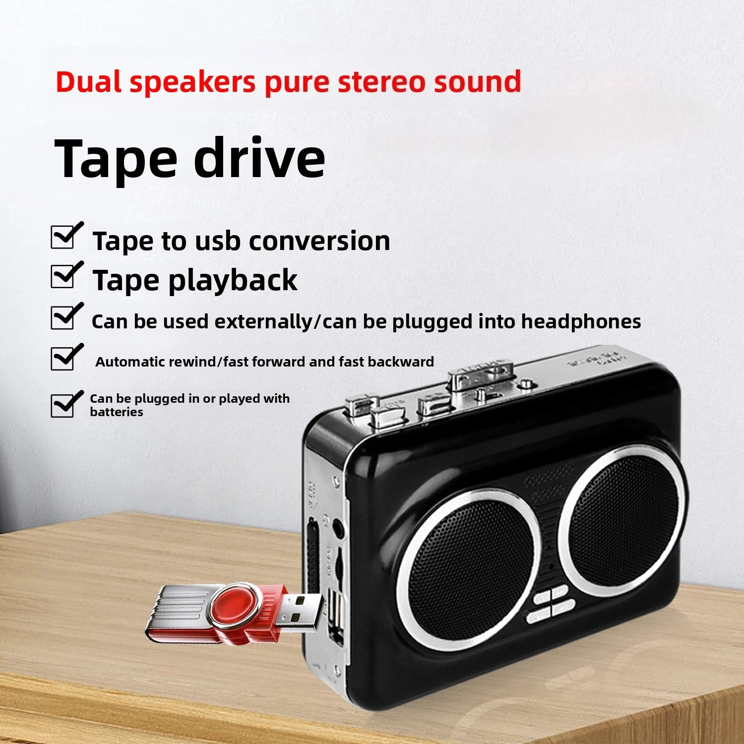 USB-cassettespeler Muziek Audi - Audio Music To Mp3 recensie en prijs