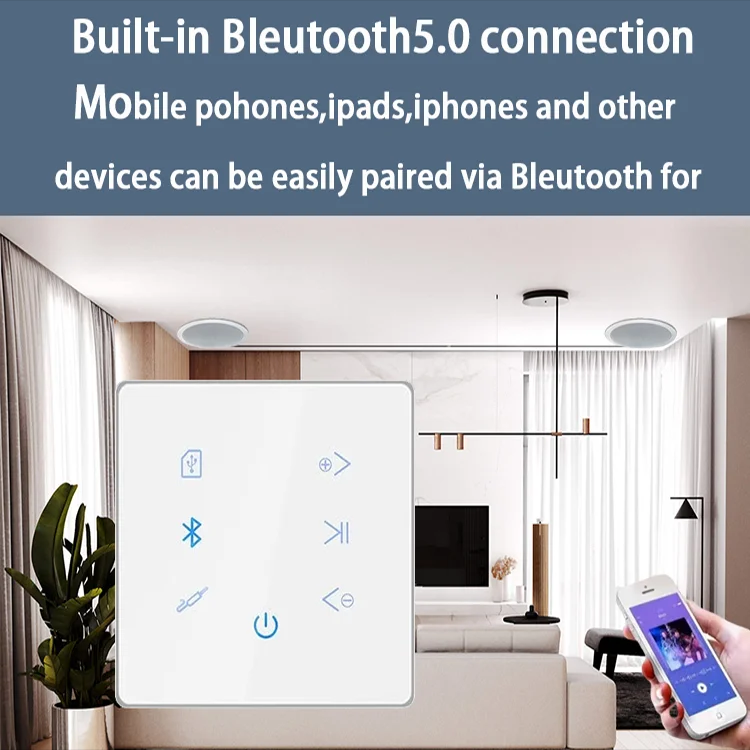 Bluetooth Muur Versterker Home - Audio Music Background Free recensie en prijs