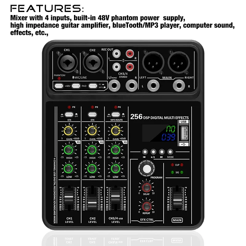 Audio-interface mixer met Blue - Audio Mixer 4 Channel recensie en prijs