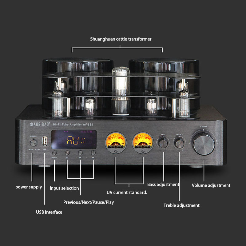 【HOT】220V 200W*2 HiFi Draadloz - Audio Music Youtube recensie en prijs