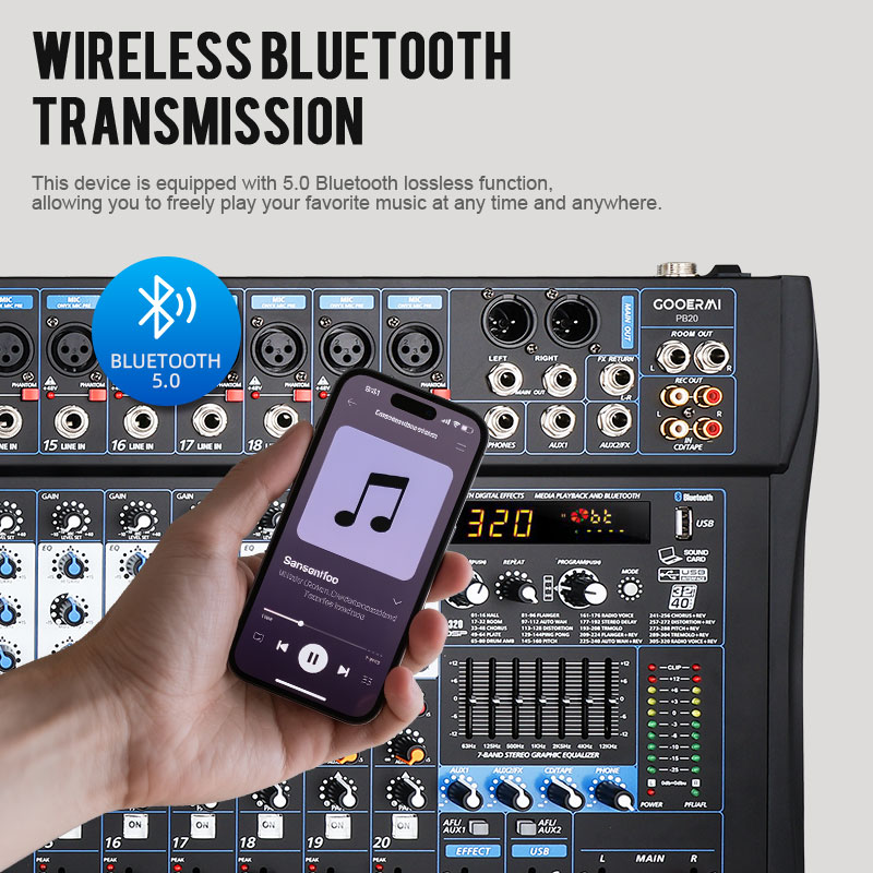 Gooermi PB Serie Professionele - Audio Mixer 4 Channel recensie en prijs