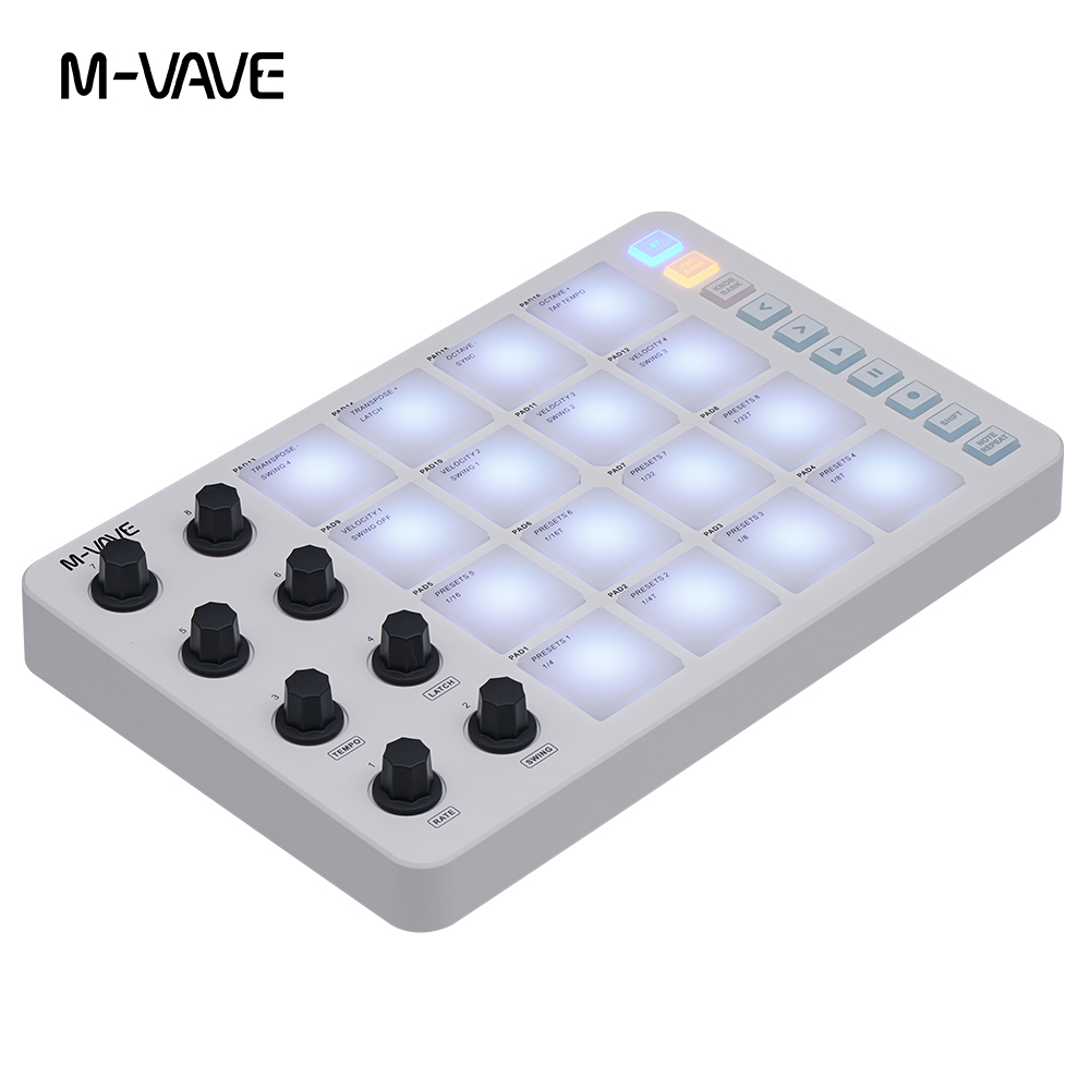 M-VAVE Draadloze Midi Pad Cont - Midi Controller Pad recensie en prijs