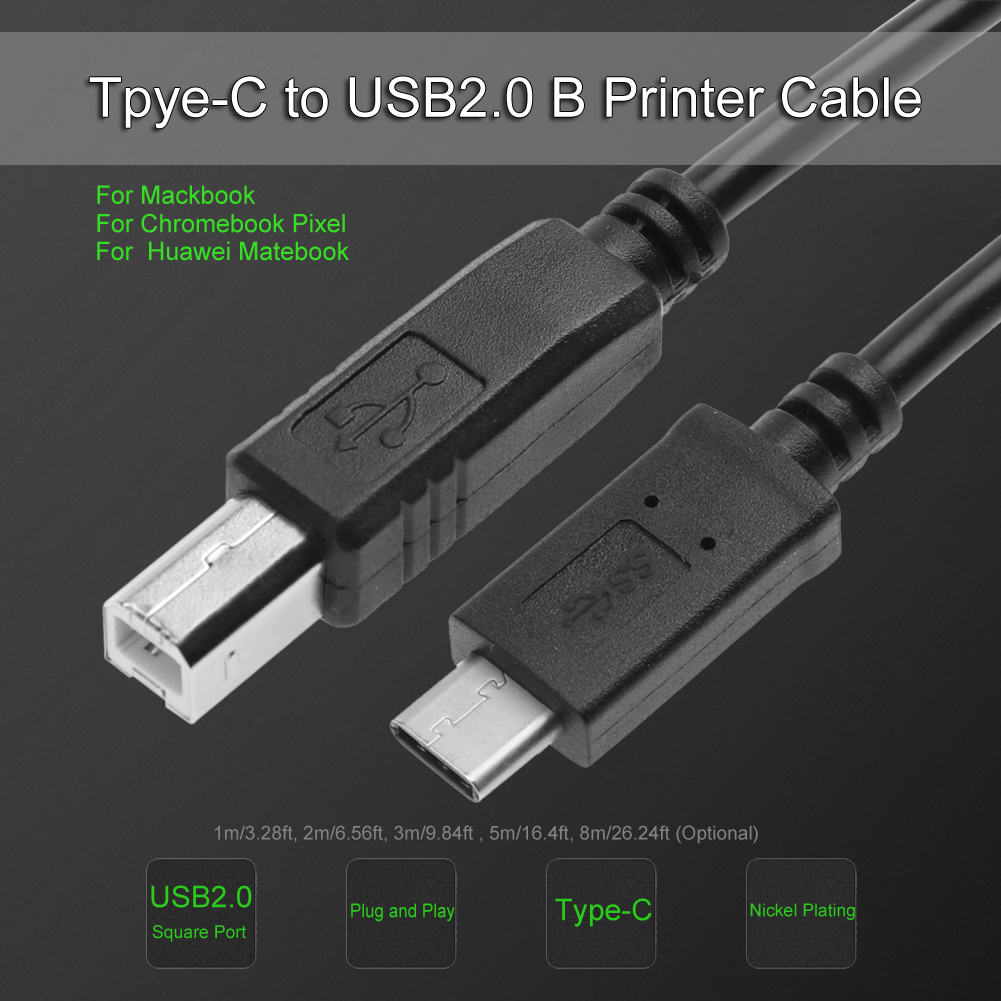 USB C naar USB B printerkabel  - Midi Controller Pad recensie en prijs