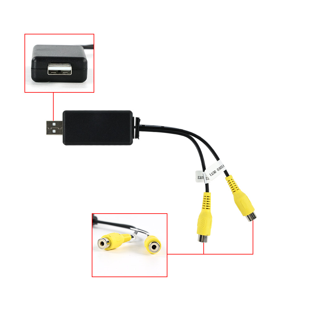 USB naar CVBS RCA video-uitgan - Audio Interface Usb recensie en prijs