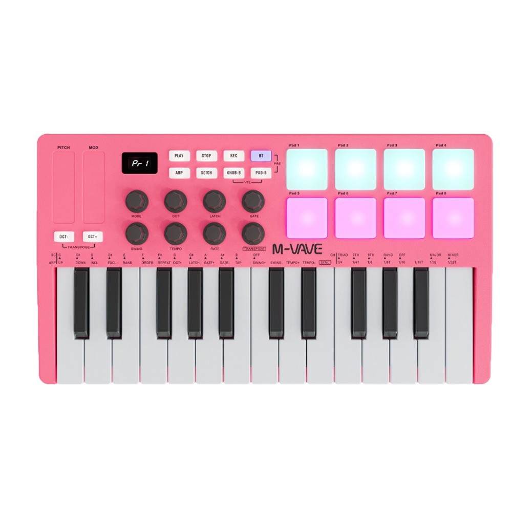 M-VAVE MIDI 25-toetsen USB MID - Midi Controller Pad recensie en prijs