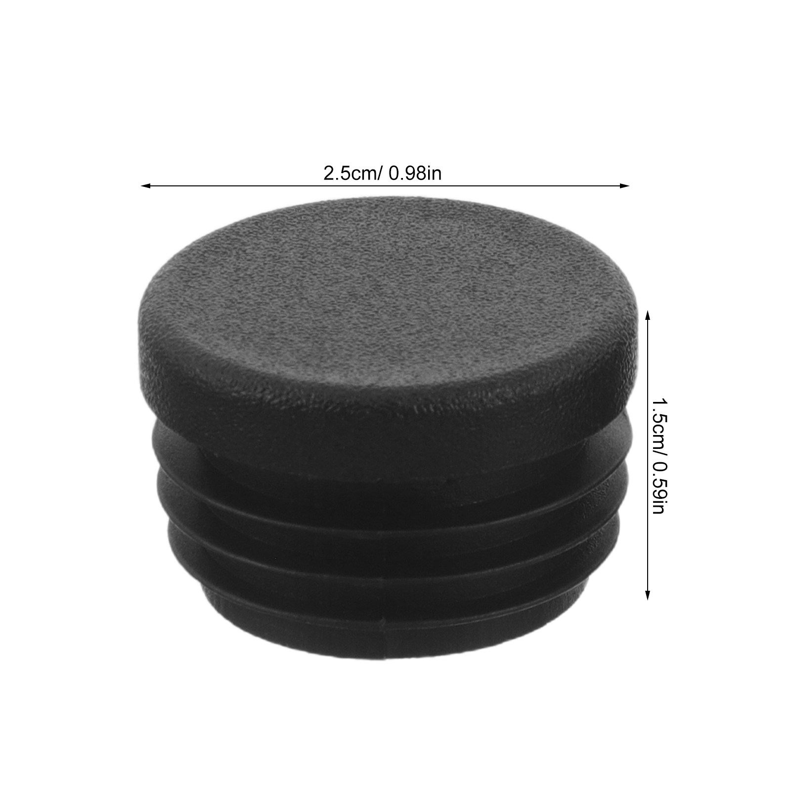 16 stuks zwarte ronde plastic  - Audio Music Youtube recensie en prijs