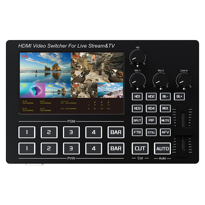 1080P 4-kanaals HDMI live stre - Audio Music Live recensie en prijs