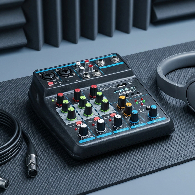 4-kanaals mini USB audio mengp - Audio Mixer 4 Channel recensie en prijs