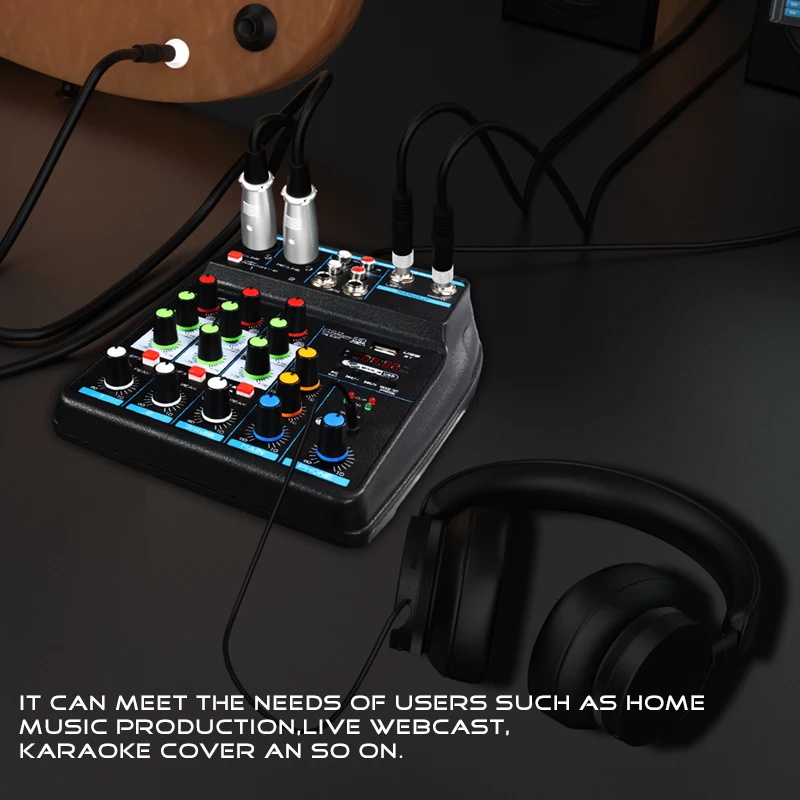 4-kanaals mini USB audio mengp - Audio Mixer 4 Channel recensie en prijs