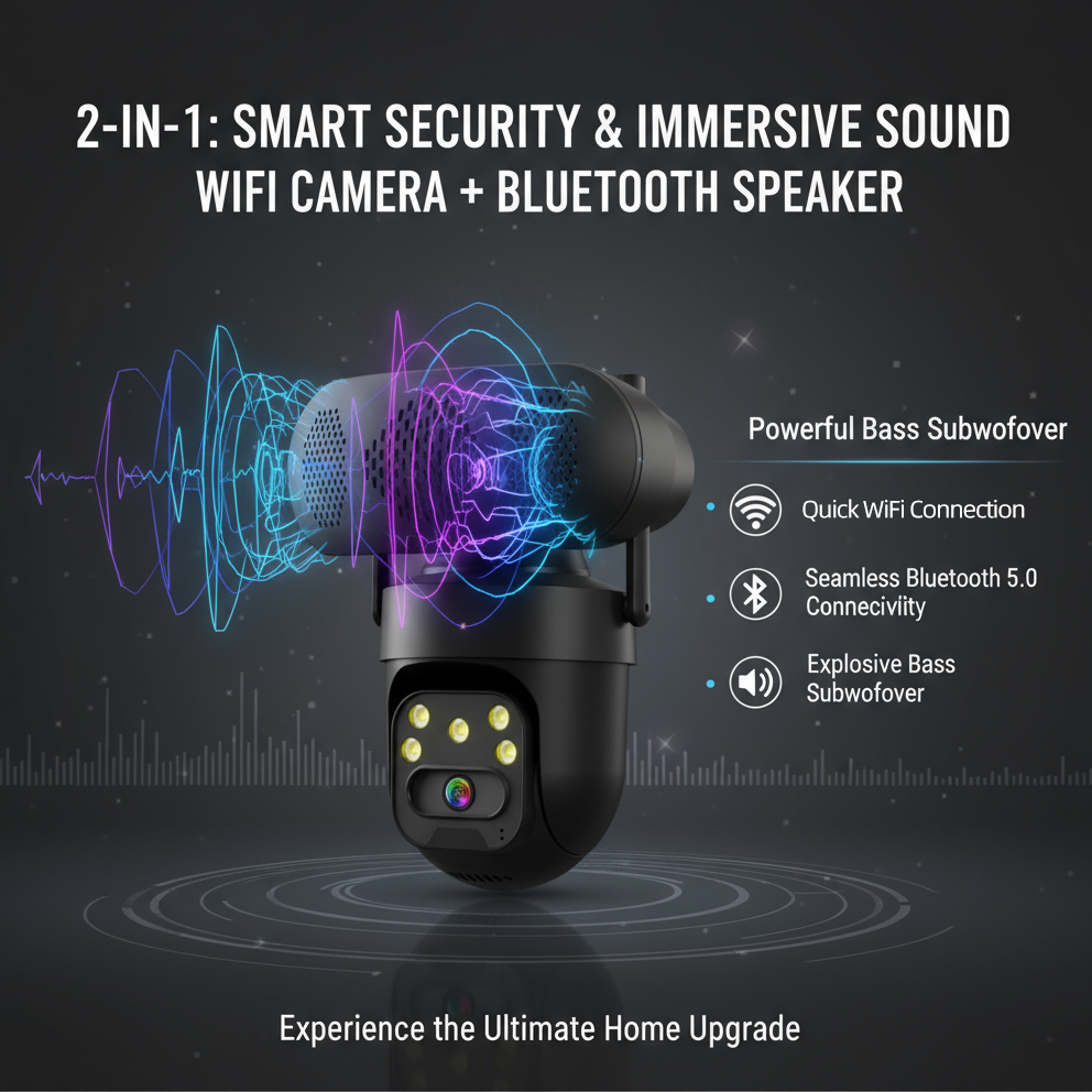 ICSEE 5MP WiFi PTZ IP-camera m - Audio Music Track recensie en prijs